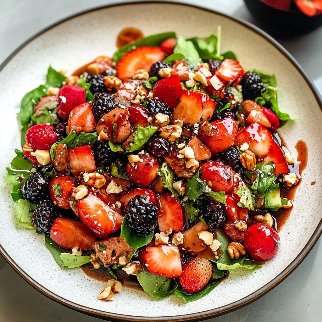 Balsamic Berry Salad Yummy