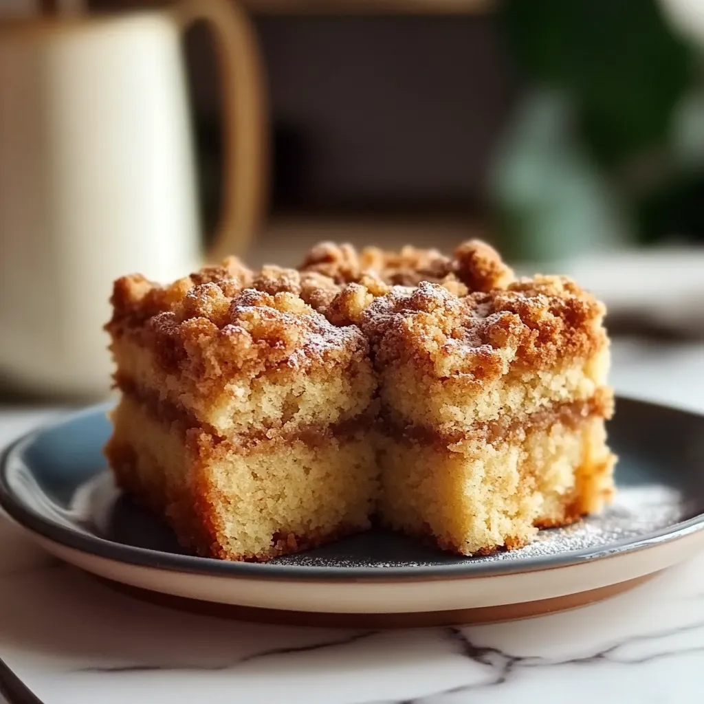 Buttery Cinnamon Streusel Coffee Cake Fresh