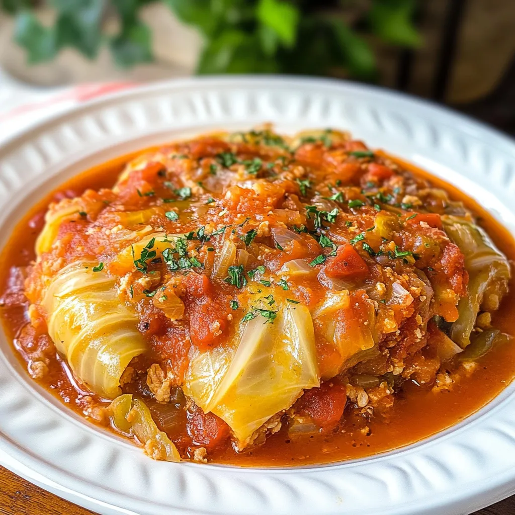 Crockpot Cabbage Roll Soup Scrumptious