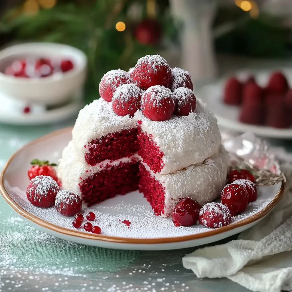 Decadent Red Velvet Snowballs Scrumptious