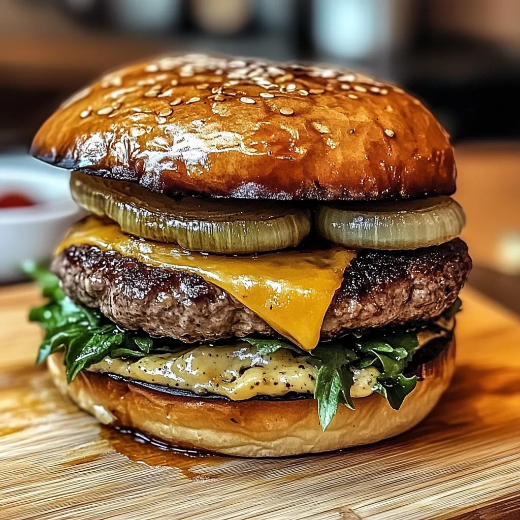 Delightful Flying Dutchman Burger Recipe: Low-Carb Bliss with Onions