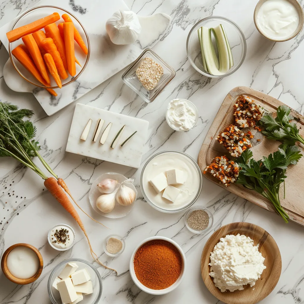 Flavorful Carrot Cake Loaf Recipe – A Cozy Delight ingredients