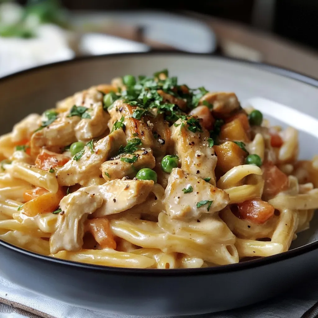 Fresh Fast Chicken Pot Pie Pasta