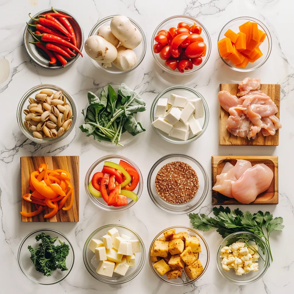 Fresh Hawaiian Chicken Bowl ingredients