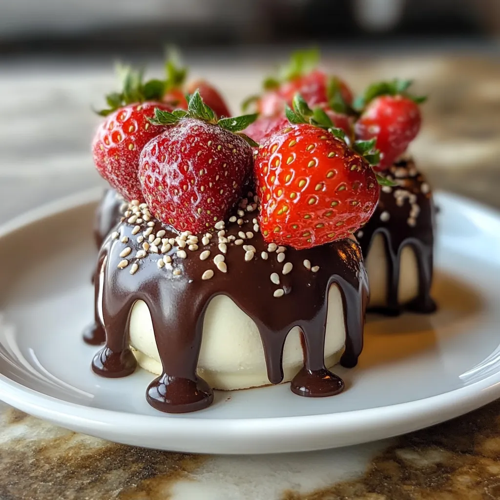 Heavenly Chocolate Covered Strawberry Valentines