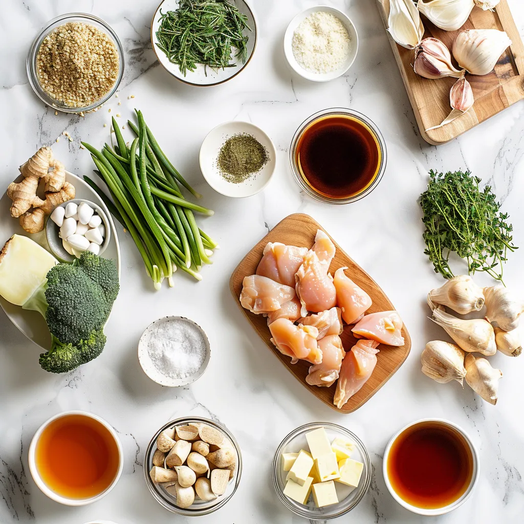 Honey Garlic Heavenly Chicken ingredients