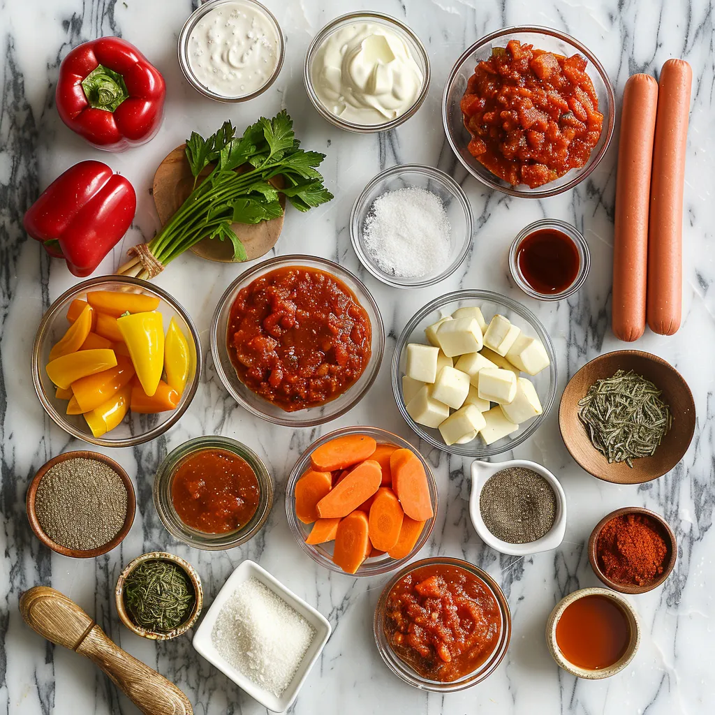 Hot Dog Chili Flavorful ingredients