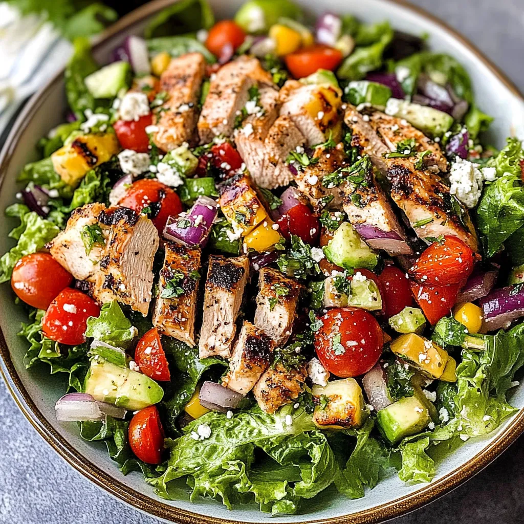 Irresistible Greek Chicken Salad