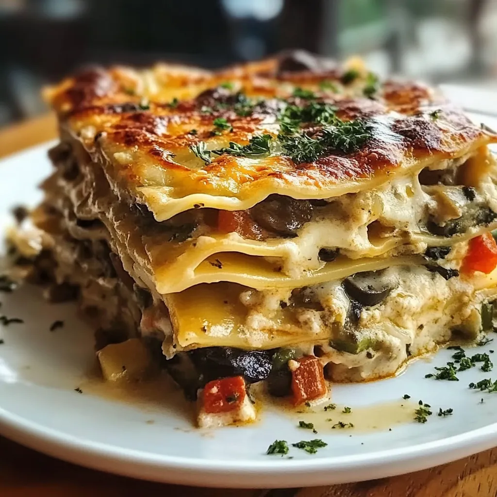 Loaded Veggie White Lasagna Rich