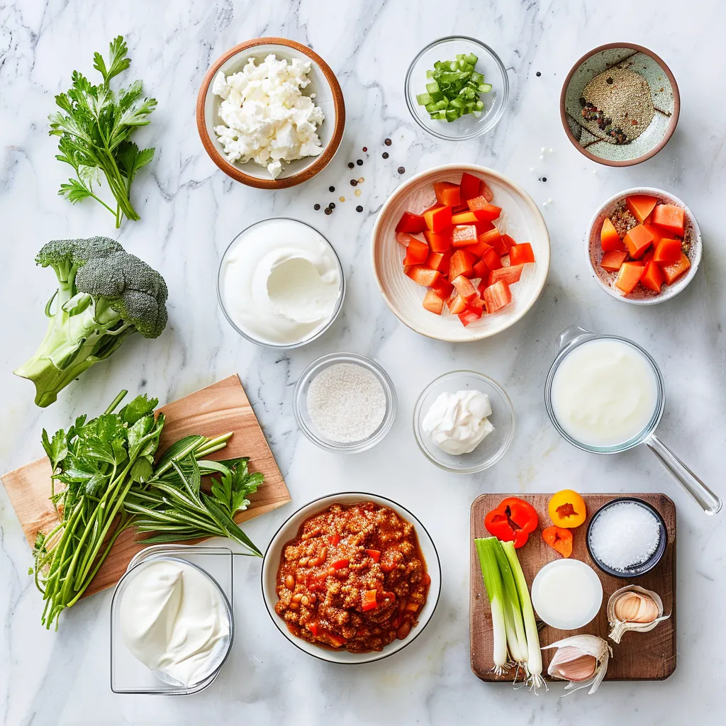 Rich Crockpot Turkey Chili ingredients