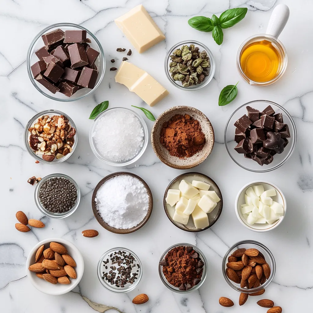 Top Sea Salt Dark Chocolate Almond Clusters Rich ingredients