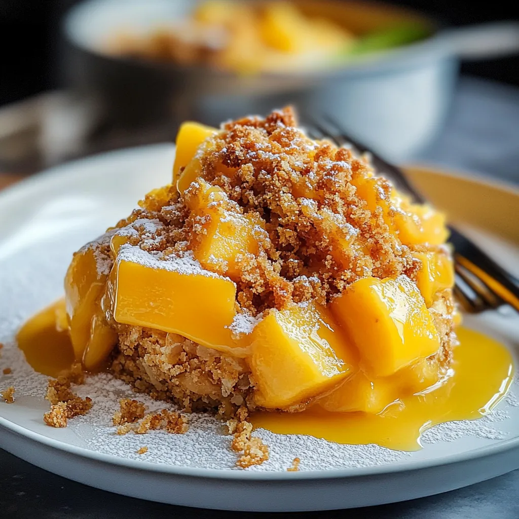 Amazing Mango Crumble: A Tasty Tropical Delight Rich