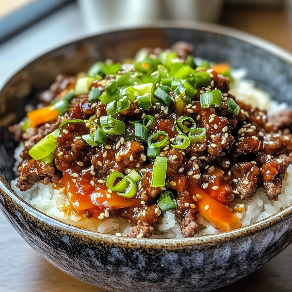 Crispy Amazing Ground Beef Hot Honey Bowl for Flavorful Flavor