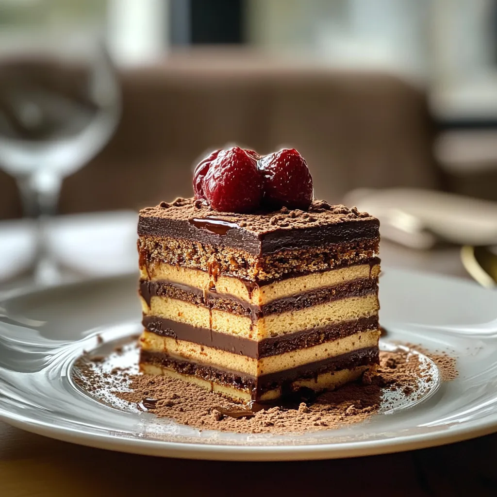 Crispy Classic Opera Cake: Amazing and Tasty Dessert Delight