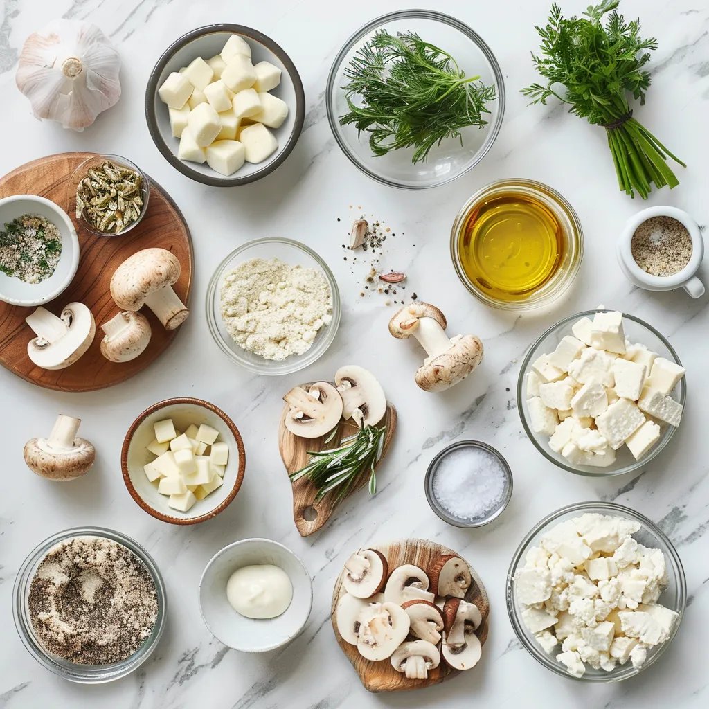 Scrumptious Creamy One‑Pot Mushroom Stroganoff ingredients