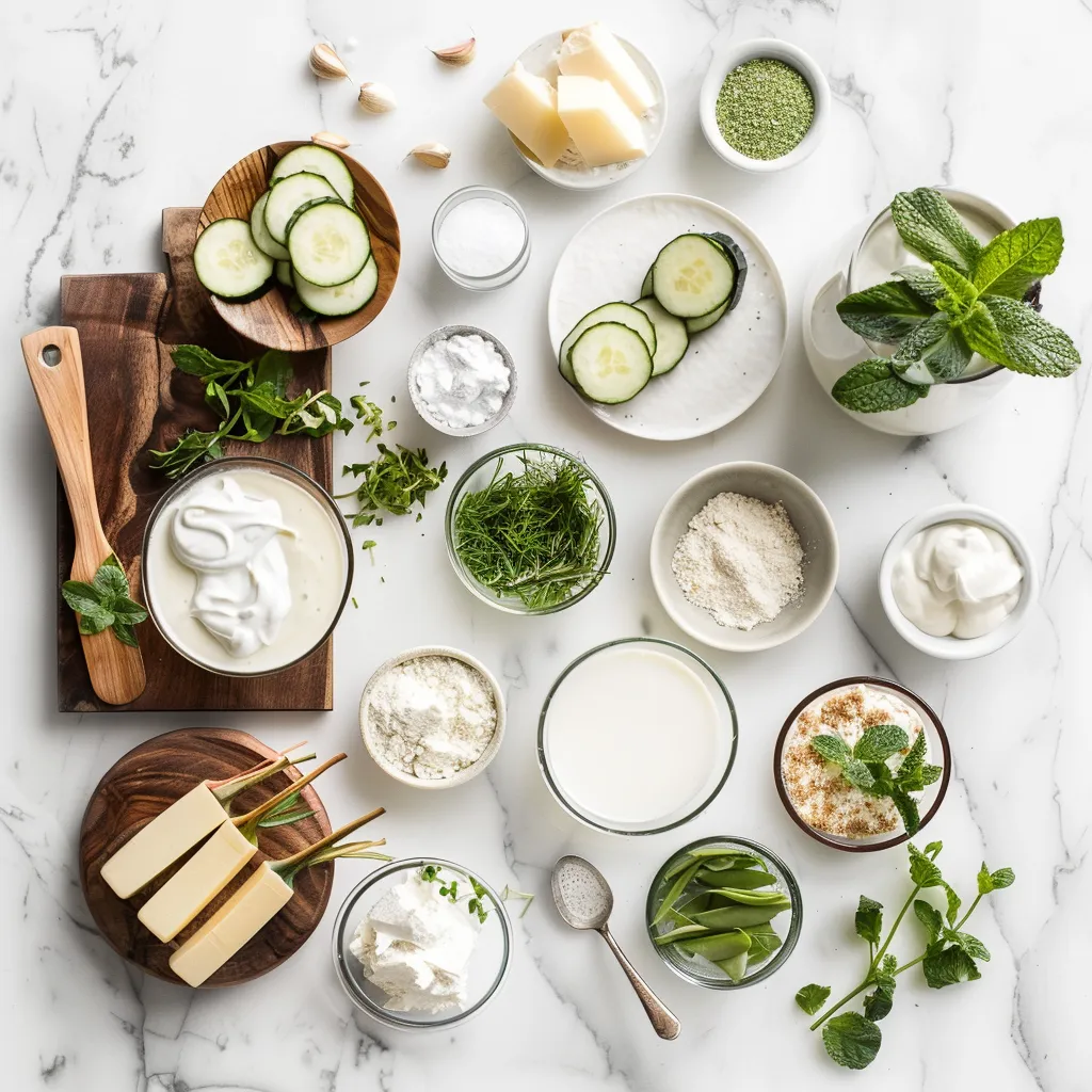 Shamrock Mint Milkshake Pie ingredients