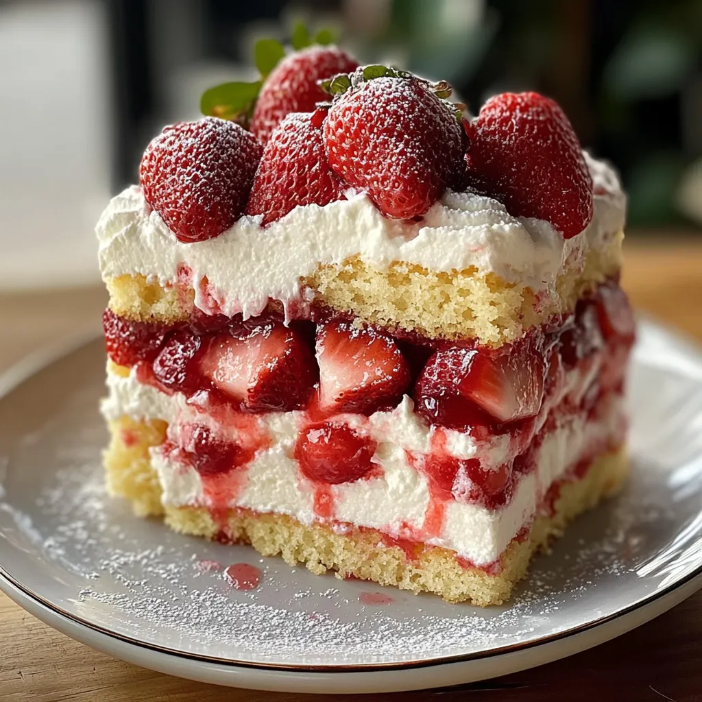 Unforgettable Strawberry Shortcake Cake in 5 Simple Steps Aromatic