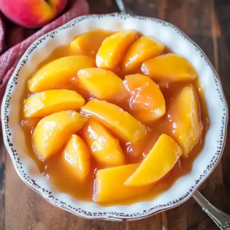 Amazing Peach Pie Filling Recipe – Summer Dessert