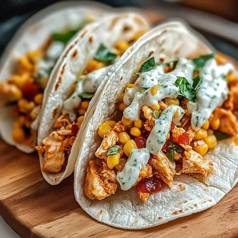 Healthy Amazing Fried Chicken Street Corn Tacos with Jalapeño Lime Ranch