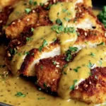 Unbeatable Pretzel Crusted Chicken with Mustard Cheddar Sauce Recipe — 30-Min Family Dinner Everyone Loves