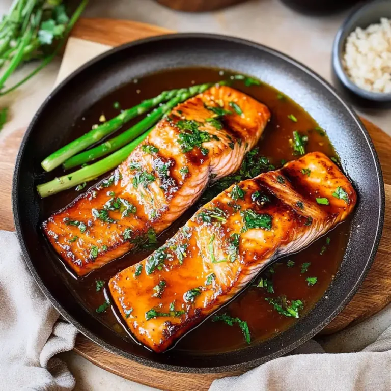 Bourbon Glazed Salmon | Sweet & Savory Dinner