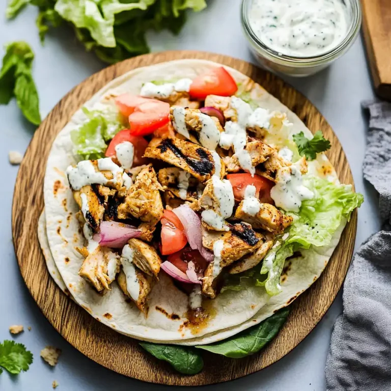 Next-Level Irresistible Grilled Chicken Gyro Wraps Recipe to Savor — 30-Min Family Dinner Everyone Loves