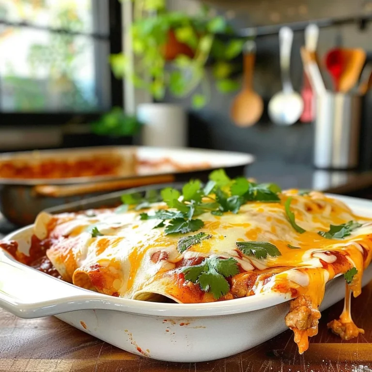 Easy 5 Ingredient Beef Enchiladas Recipe
