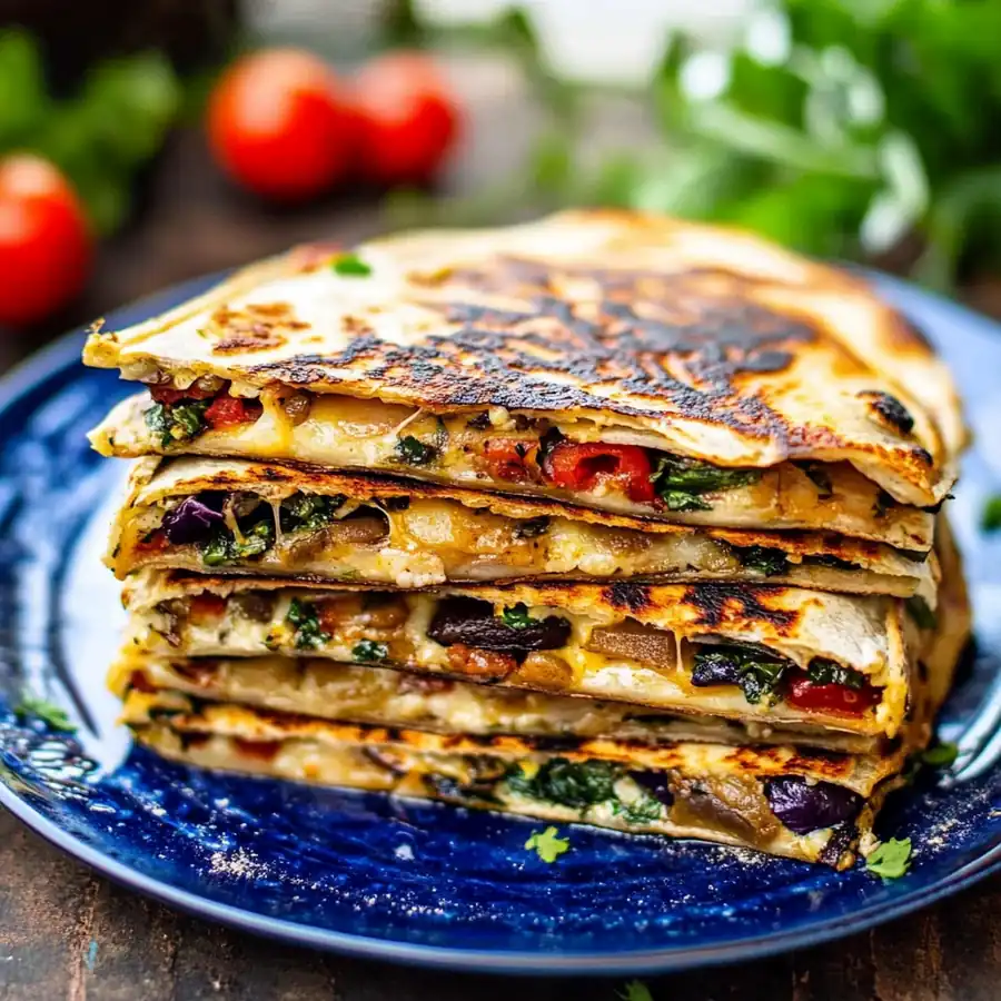 Grilled Mediterranean Veggie Quesadillas – Quick & Healthy