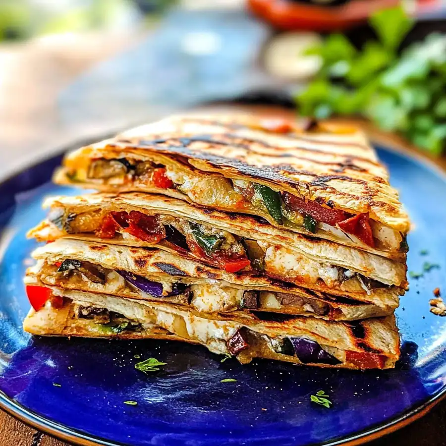 Grilled Mediterranean Veggie Quesadillas – Quick & Healthy