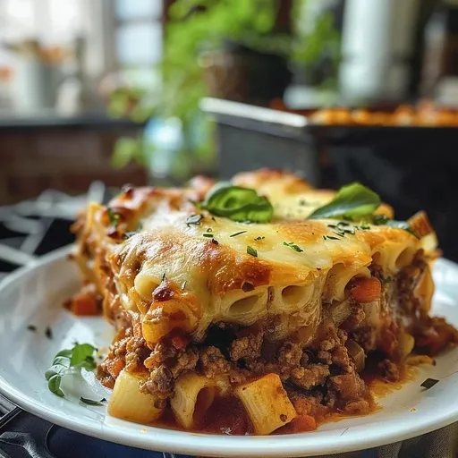 Easy Comforting Casserole with Ground Beef Recipe