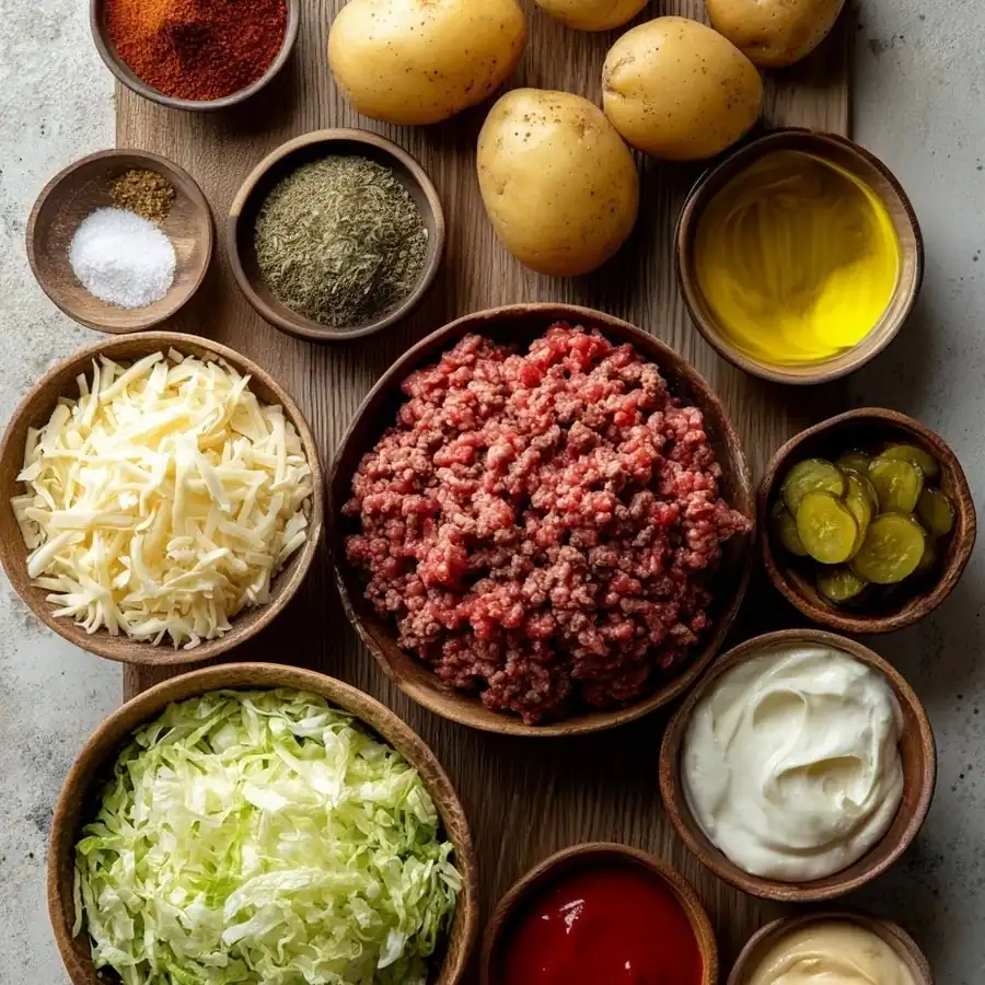 Next-Level Beef Burger Bowls with Crispy Potatoes Recipe — Faster Than Takeout