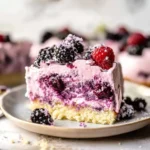 Amazing Swirled Blackberry Lavender Sheet Cake Delight