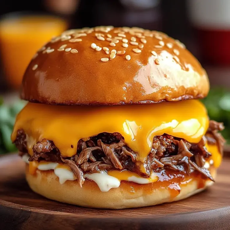 Slow Cooker Beef Cheddar Sandwiches | Comfort Food