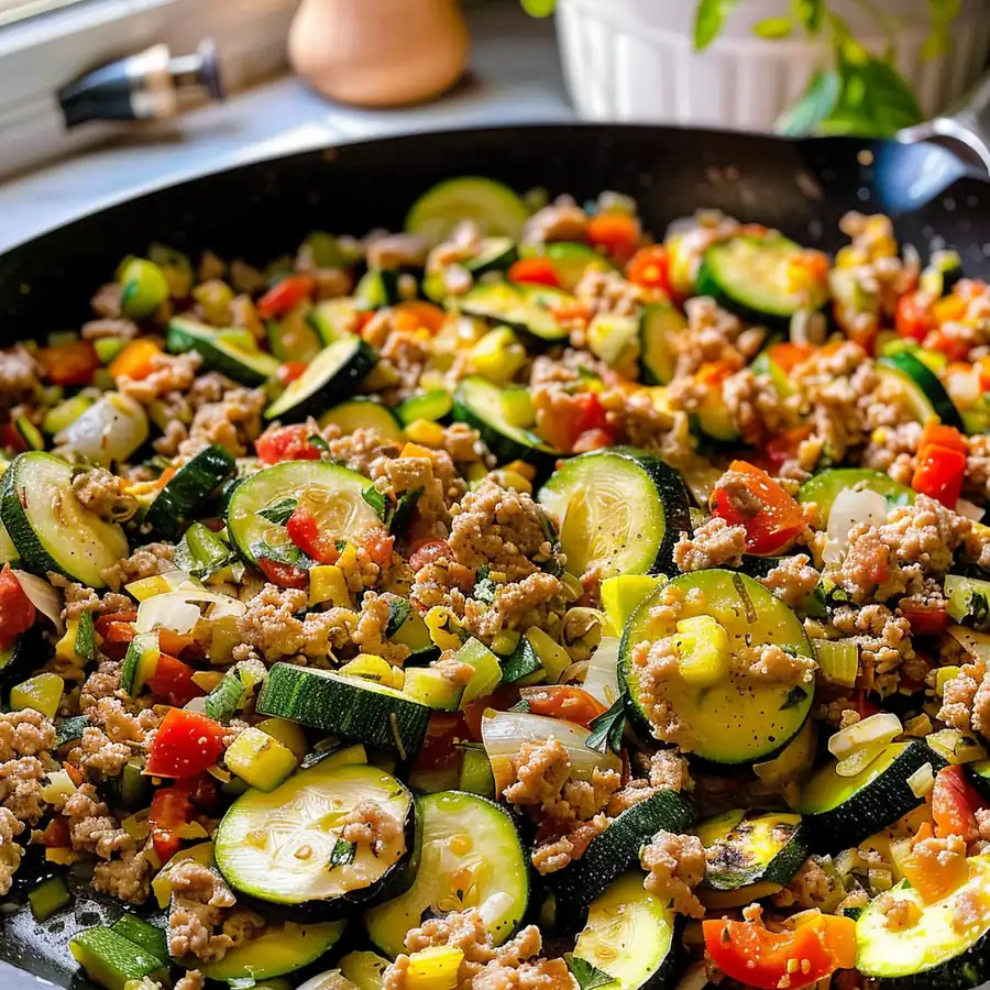 Unbeatable Easy Ground Turkey and Zucchini Skillet Recipe — 30-Min Family Dinner Everyone Loves