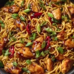 5-Star Sticky Garlic Chicken Noodles Recipe — 30-Min Family Dinner Everyone Loves