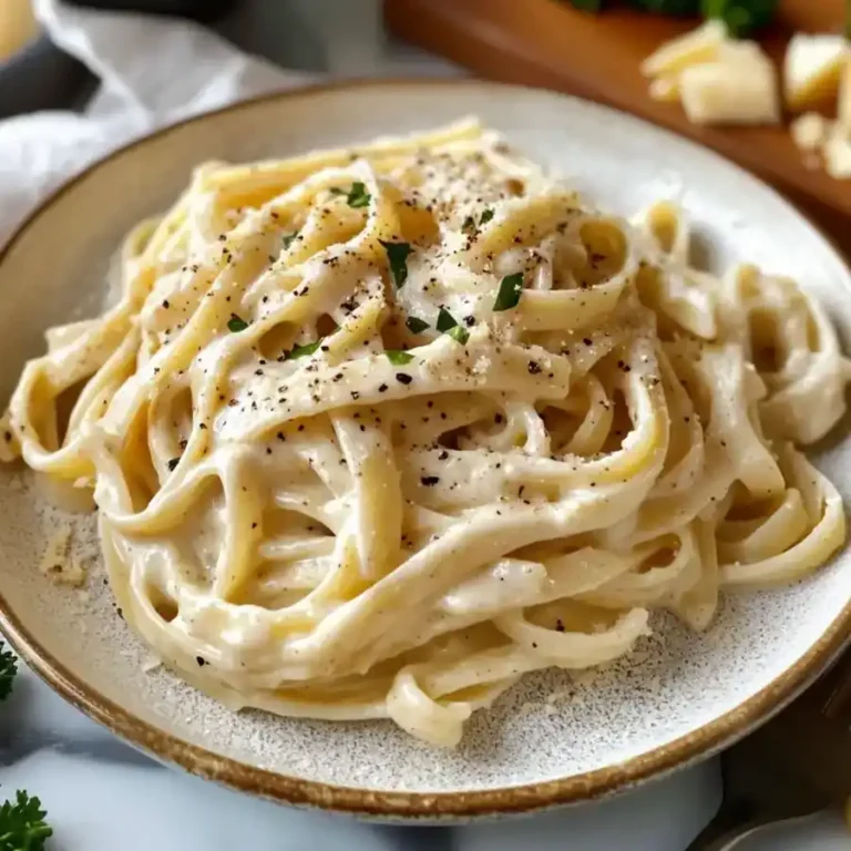 One-Pot Greek Yogurt Alfredo Pasta – Creamy & Healthy Flavor Explosion: