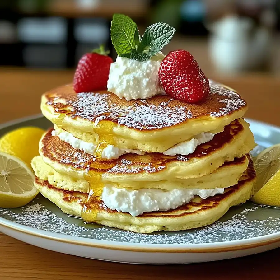 Lemon Ricotta Pancakes | Fluffy, Tangy Brunch Favorite