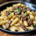 One-Pot Spicy Garlic Butter Steak Pasta — Pure Comfort!