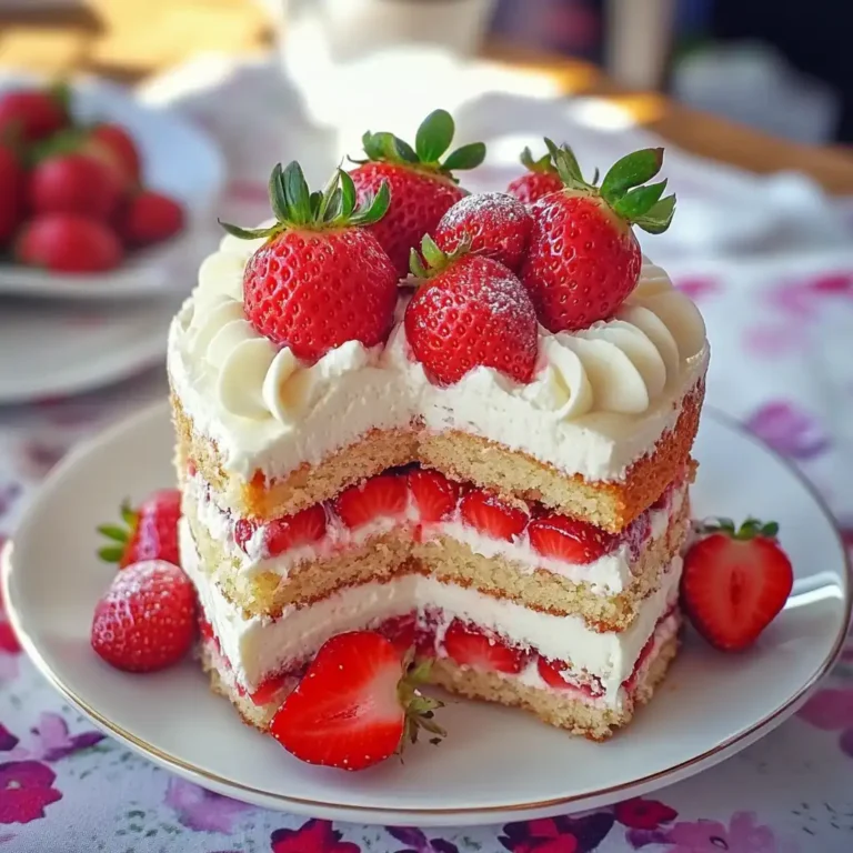 The Ultimate Strawberry Shortcake — Summer Bliss in Every Bite