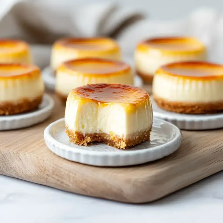 Mini Creme Brûlée Cheesecakes: The Fancy Dessert Hack