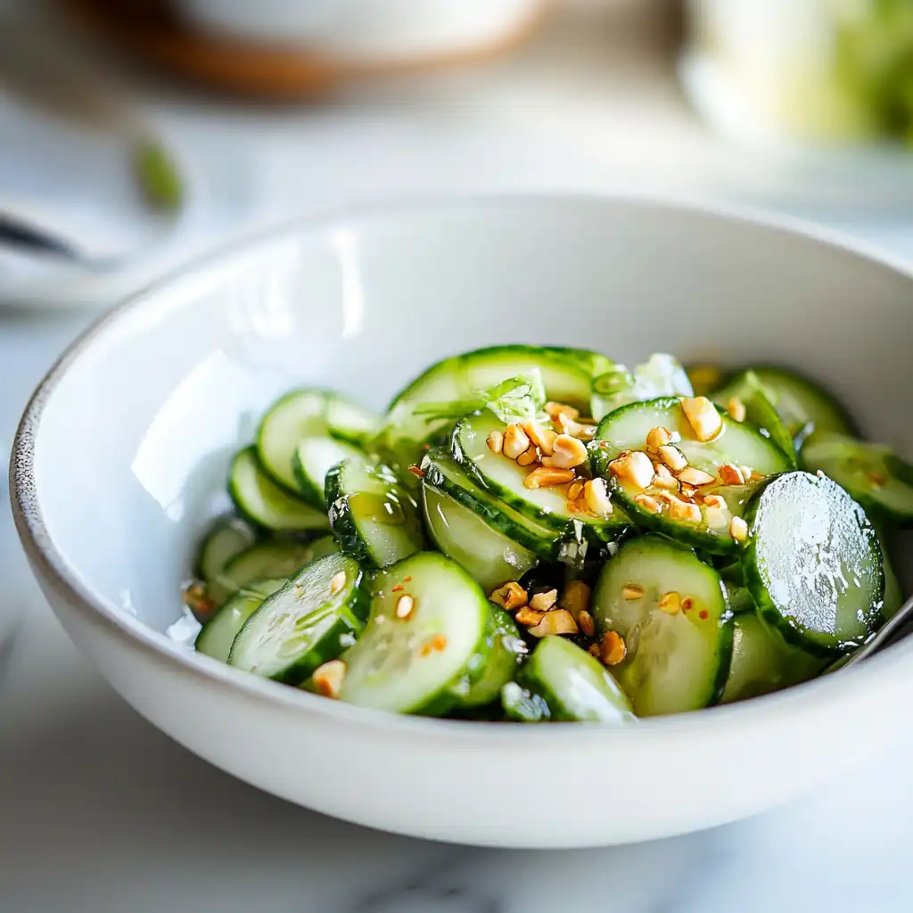 Refreshing Asian Cucumber Salad: Quick & Cool Delight
