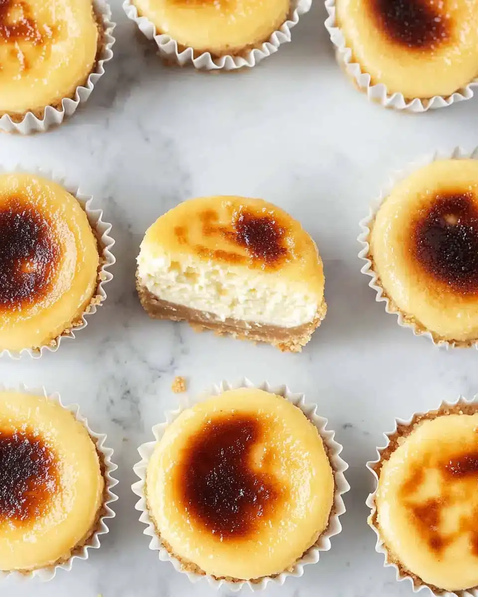 Mini Creme Brûlée Cheesecakes: The Fancy Dessert Hack