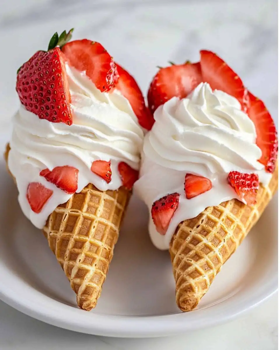 Strawberry Crunch Cheesecake Cones — The Ultimate Summer Treat!