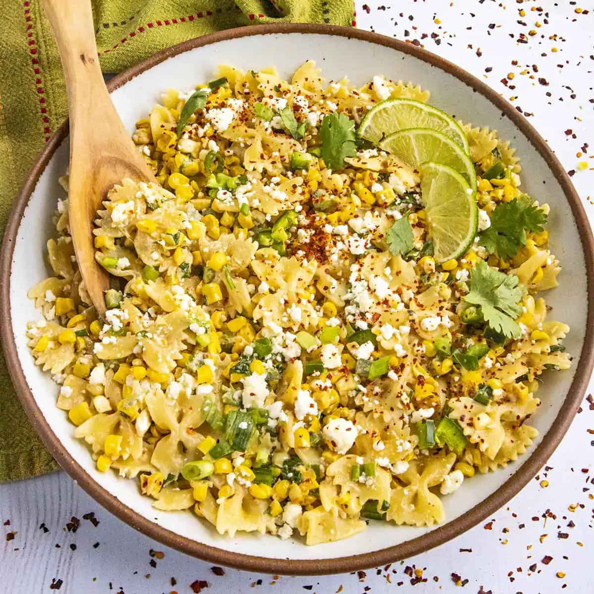 Creamy Mexican Street Corn Pasta Salad — The Ultimate Summer Side