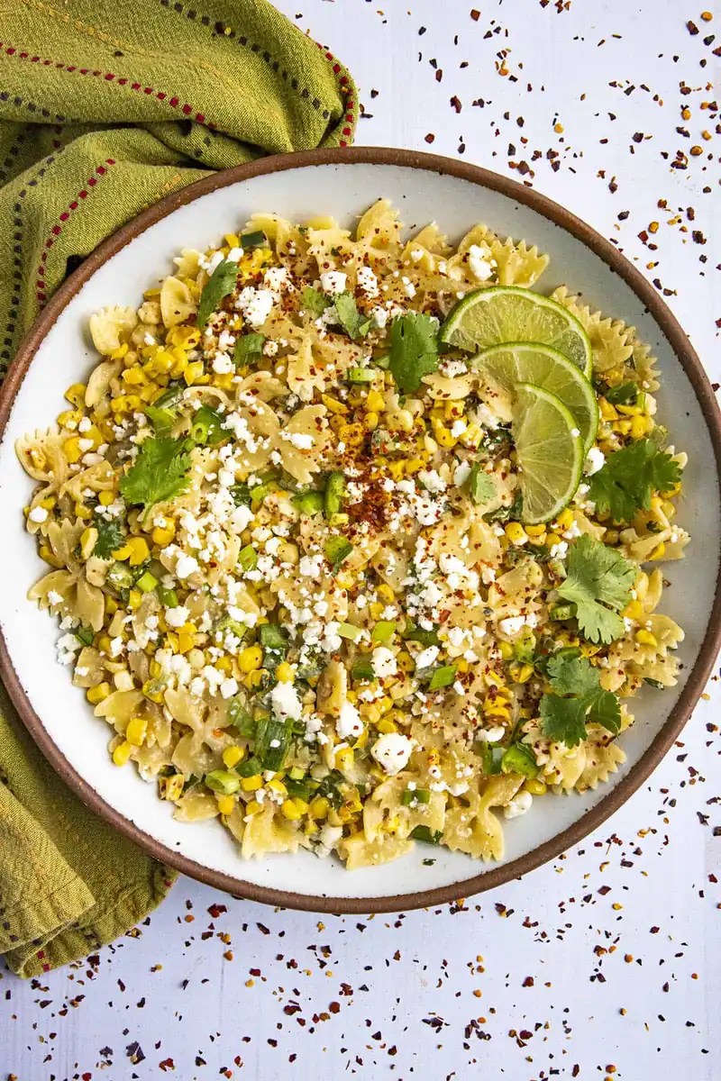 Creamy Mexican Street Corn Pasta Salad — The Ultimate Summer Side