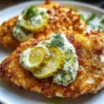 Crispy Dill Pickle Chicken With Parmesan Twist