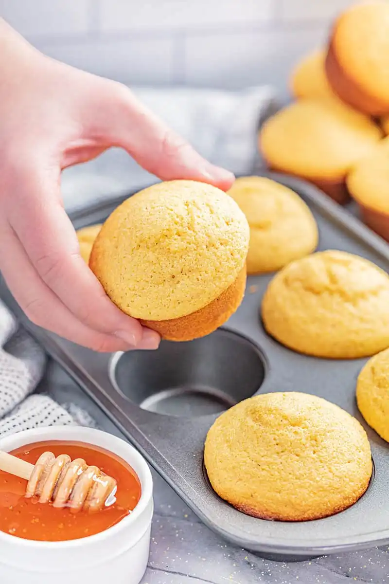 Golden Buttermilk Cornbread Muffins — The Ultimate Comfort Side!