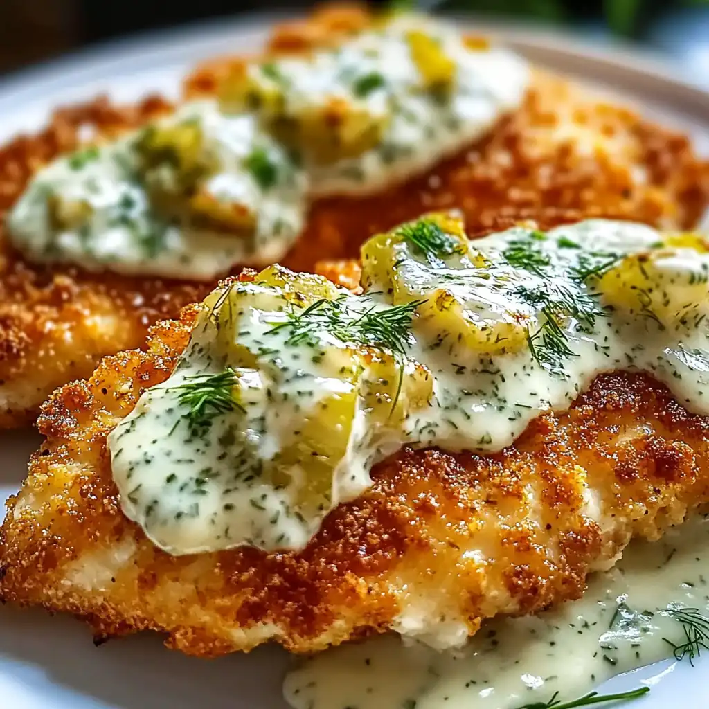 Crispy Dill Pickle Chicken With Parmesan Twist