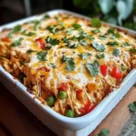 Irresistible Fajita Chicken Casserole | Quick Dinner