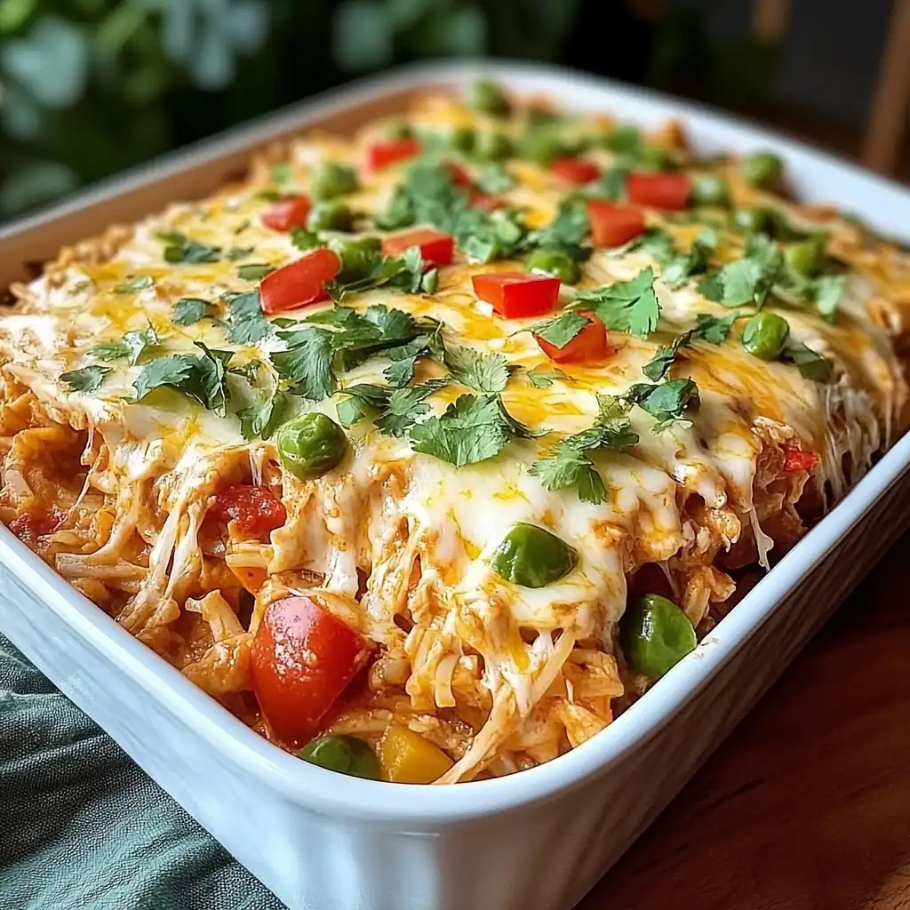 Irresistible Fajita Chicken Casserole | Quick Dinner